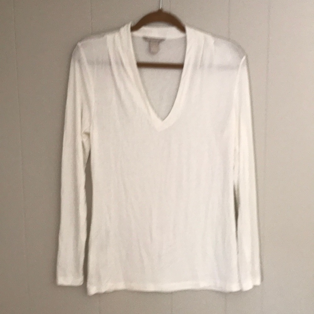 Banana Republic ivory top